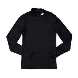 C9 By CHAMPION Boy's Fitted Black Long Sleeve Shirt Size XL 18/20 Mock Neck